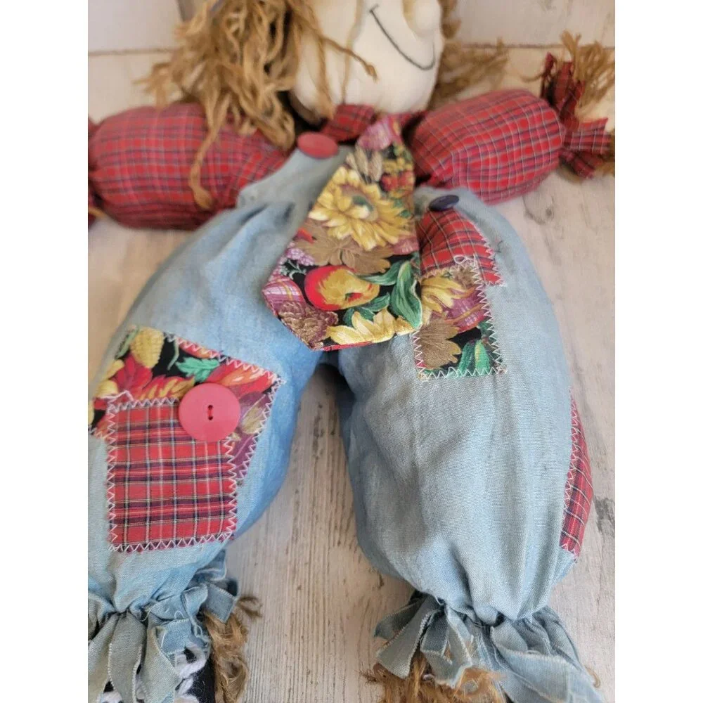 Plush vintage‎ scarecrow Halloween hanging home decor